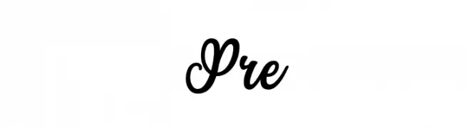 Pre  font caratteri gratis