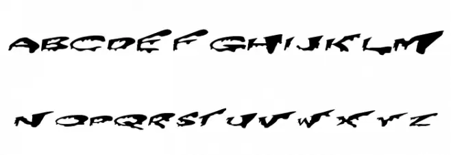 PreCrypt フォント 大文字