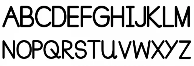 PreCursive OFL Schriftart Groß