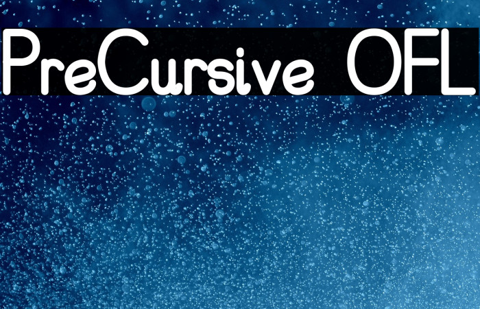 PreCursive OFL Example 1