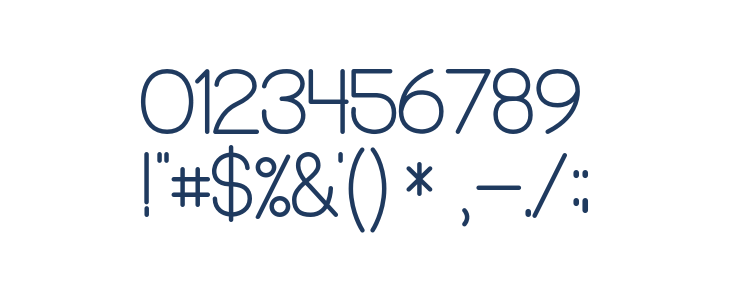 PreCursiveOFL Other Characters