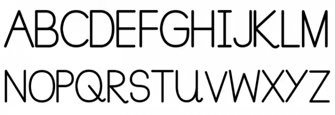 PreCursiveOFL Polices MAJUSCULES