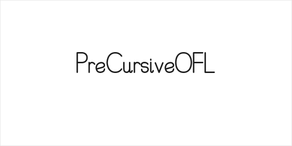 PreCursiveOFL Logo