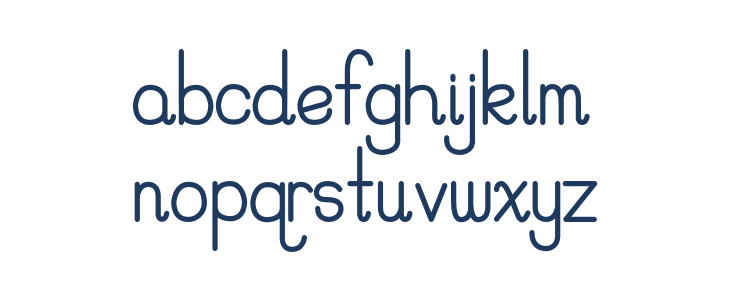 PreCursiveOFL Lowercase