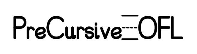 PreCursive_OFL  Fuentes Gratis Descargar