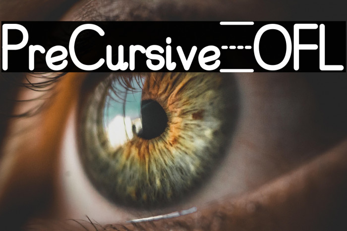 PreCursive_OFL Example 1