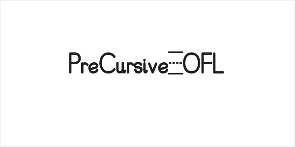 PreCursive_OFL Logo