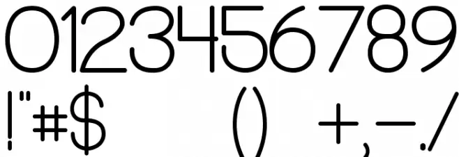 PreCursive_Regular Font OTHER CHARS