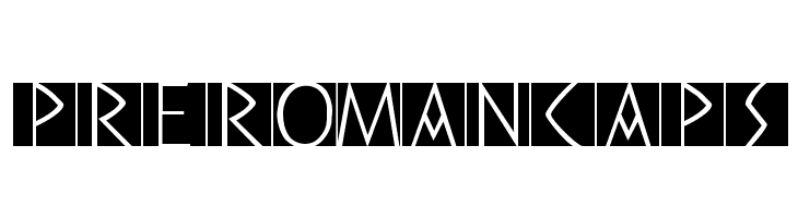 PreRomanCaps  font caratteri gratis