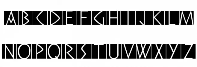 PreRomanCaps フォント 大文字