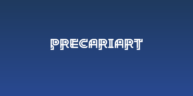 Precariart Social Header