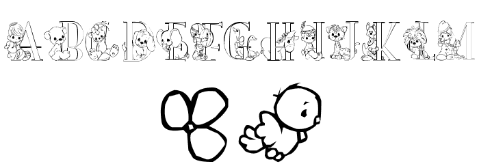 Precious Moments Font OTHER CHARS