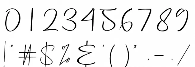 Precious Soul Font OTHER CHARS