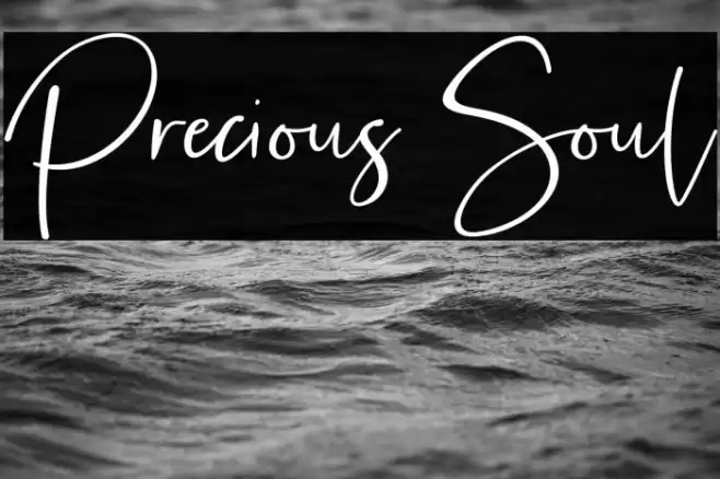Precious Soul Font examples