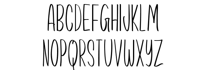 Precious Way Font LOWERCASE