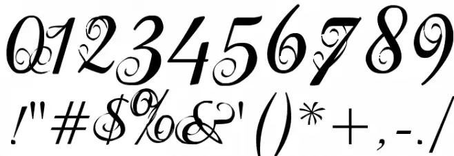 Precious Font OTHER CHARS