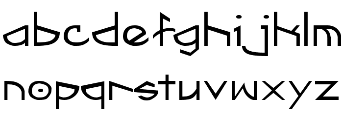Predacon Beasts Font LOWERCASE