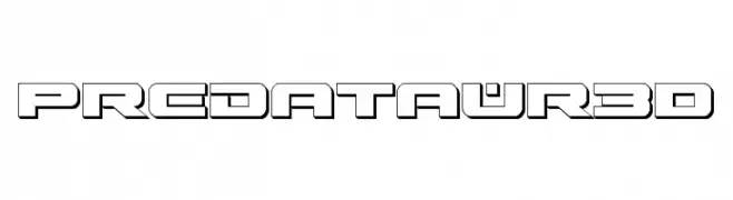 Predataur 3D  Fuentes Gratis Descargar