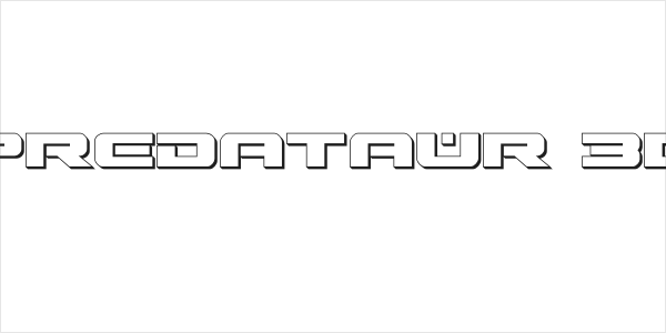 Predataur 3D Logo