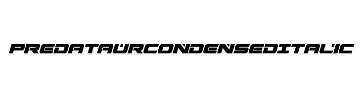 Predataur Condensed Italic  لخطوط تنزيل