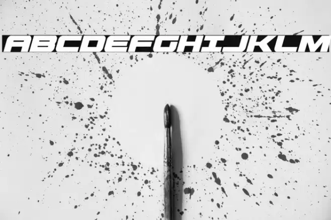 Predataur Condensed Italic Font examples