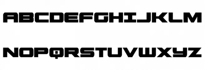 Predataur Condensed Fonte MAIÚSCULAS
