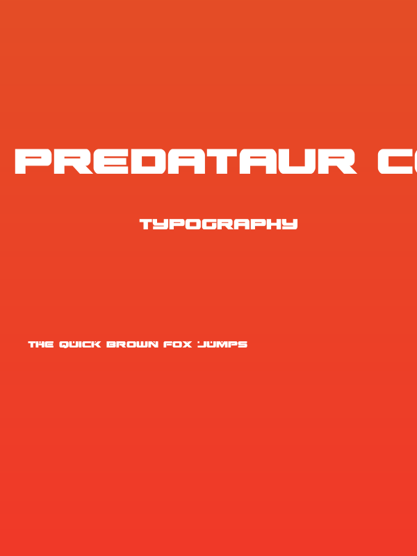 Predataur Condensed Poster