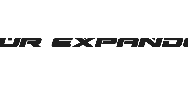 Predataur Expanded Italic Logo