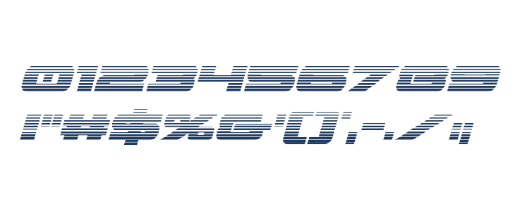 Predataur Gradient Italic Other Characters