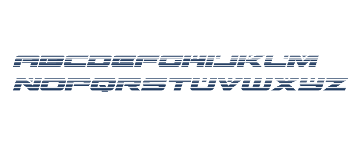 Predataur Gradient Italic Lowercase