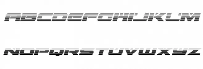 Predataur Gradient Italic خط أحرف صغيرة