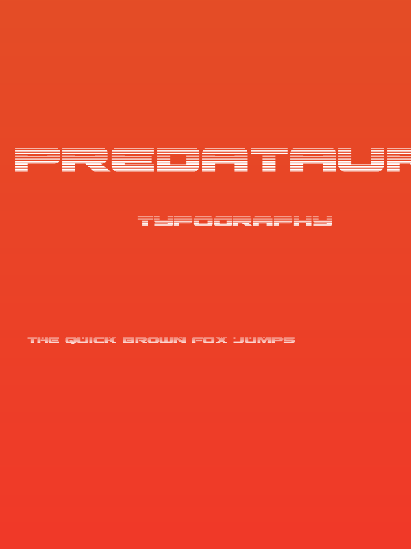 Predataur Gradient Poster