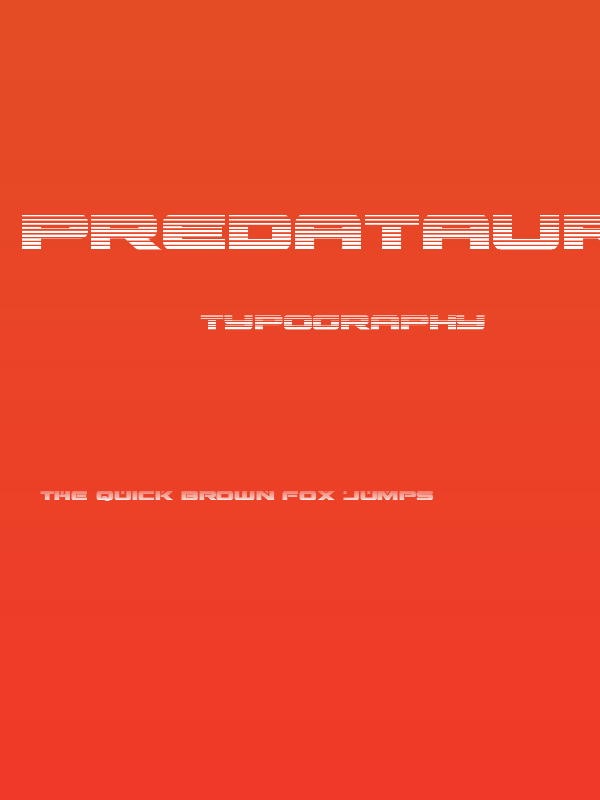 Predataur Gradient Poster