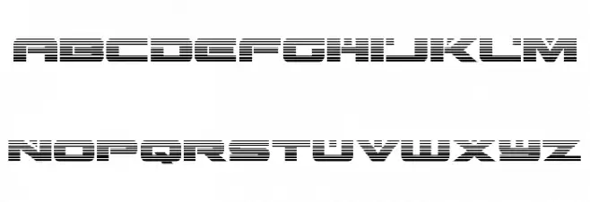 Predataur Gradient フォント 小文字