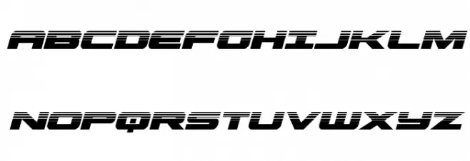 Predataur Halftone Italic Schriftart Groß