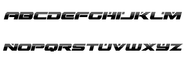 Predataur Halftone Italic Font LOWERCASE