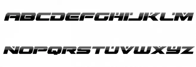 Predataur Halftone Italic 字体 小写