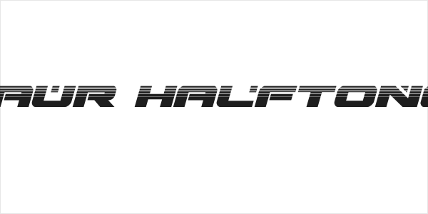 Predataur Halftone Italic Logo