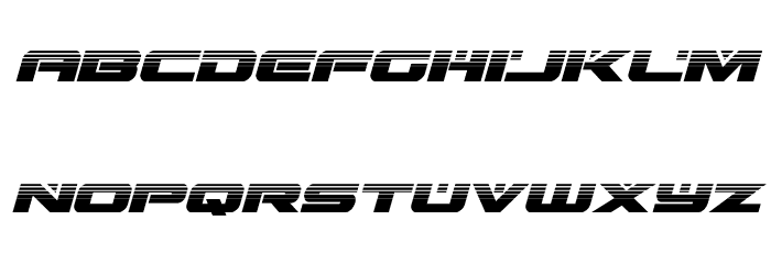 Predataur Halftone Italic Font LOWERCASE