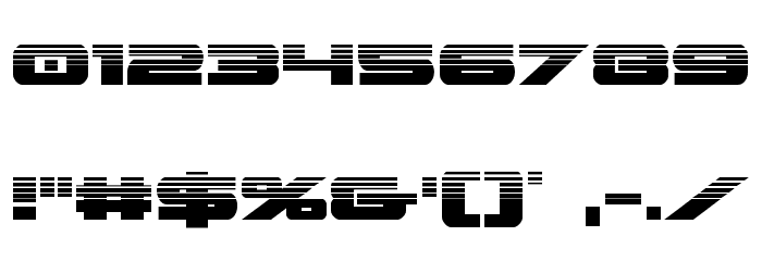Predataur Halftone Font OTHER CHARS