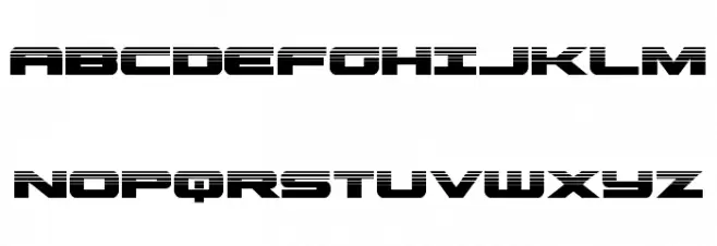 Predataur Halftone Font UPPERCASE