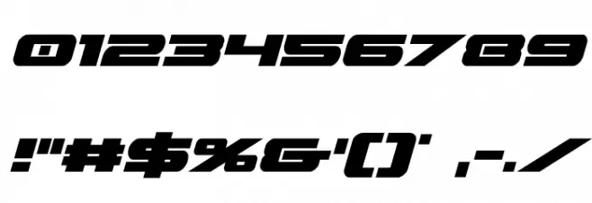 Predataur Italic Font OTHER CHARS