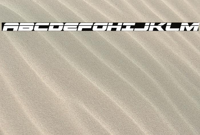 Predataur Laser Italic Example 3