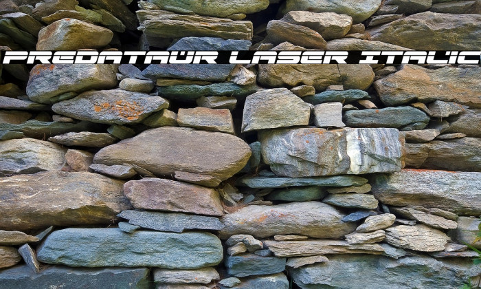 Predataur Laser Italic Example 1