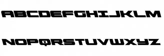 Predataur Leftalic Schriftart Groß
