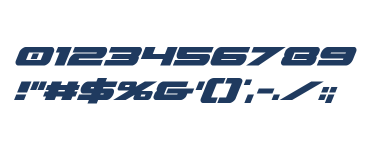 Predataur Super-Italic Other Characters