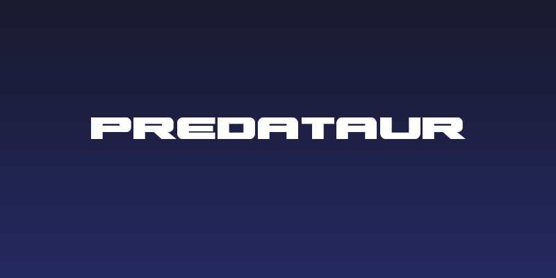 Predataur Social Header