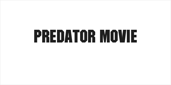 Predator Movie Logo