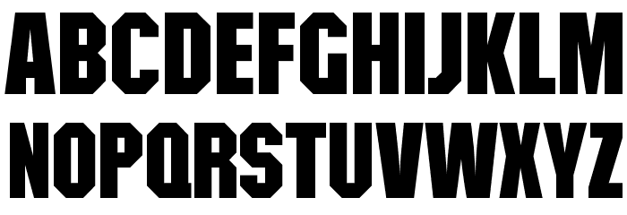 Predator Movie Font LOWERCASE