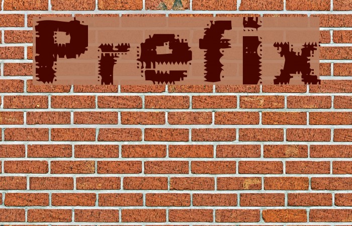 Prefix Font examples